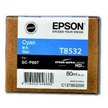 Epson T853 Ink Series (Cyan, 80ml)