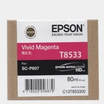 Epson T853 Ink Series (Vivid Magenta, 80ml)