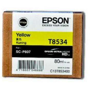 Epson T853 Ink Series Yellow, 80ml)
