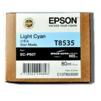 Epson T853 Ink Series (Light Cyan, 80ml)