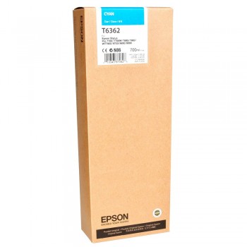  Epson T636 UltraChrome HDR Ink Cartridge (700 ml, Cyan)