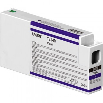 Epson T824, Violet Ink Cartridge, 350 ML
