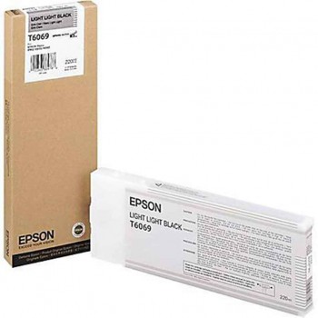 Epson T606, 220 ml Light Light Black UltraChrome K3 Ink Cartridge