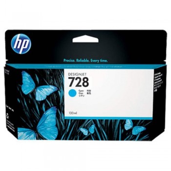 HP 728 130-ml Cyan DesignJet Ink Cartridge (F9J67A)