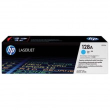 HP 128A Cyan LaserJet Toner Cartridge (CE321A)